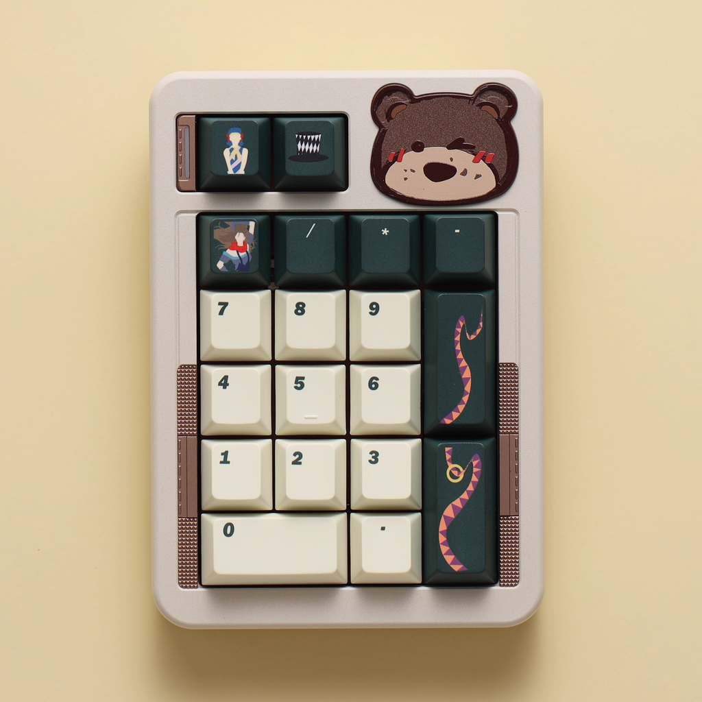 JoJo’s Bizarre Adventure PBT Keycap Set - Cherry Profile for Wooting, ROG Azoth, Razer & Logitech G
