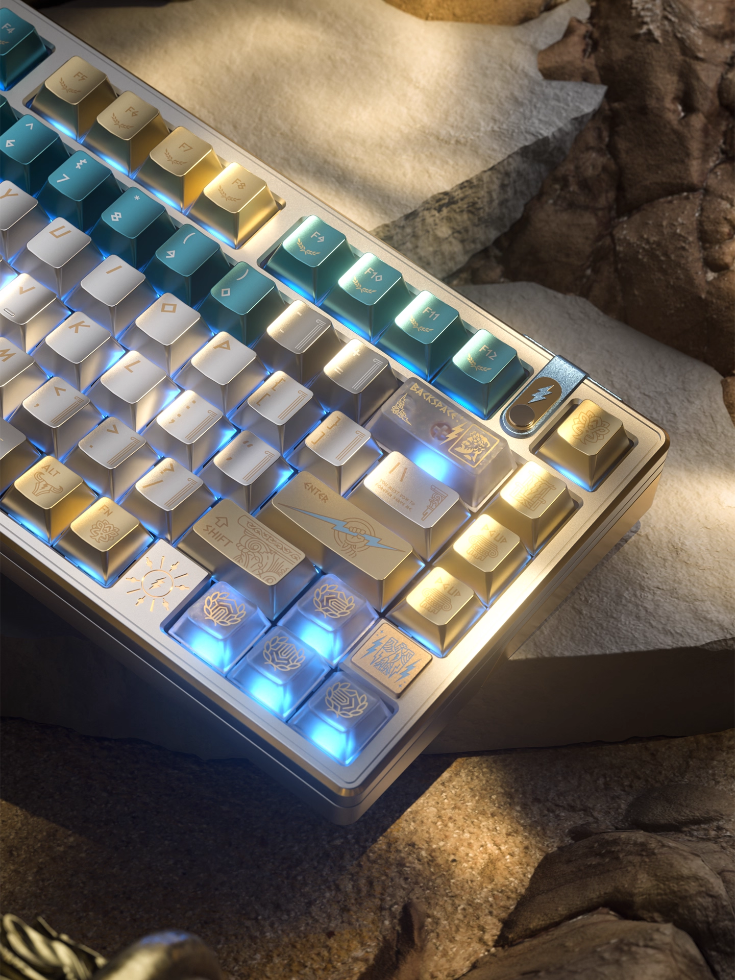Zeus & Greek Twelve Gods Series | Cherry Profile | PBT Keycap Set