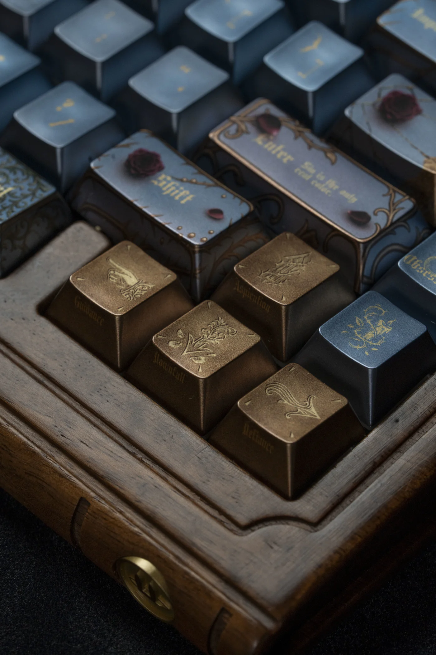 Oscar Wilde – Splendor & Melancholy | Cherry Profile | PBT+PC Keycap Set