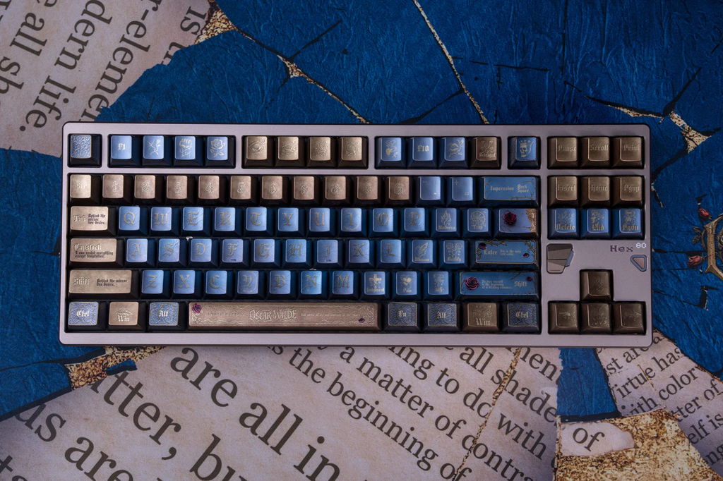 Oscar Wilde – Splendor & Melancholy | Cherry Profile | PBT+PC Keycap Set