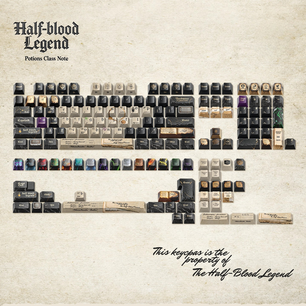 Half-Blood Legend | Cherry Profile | PBT Keycap Set