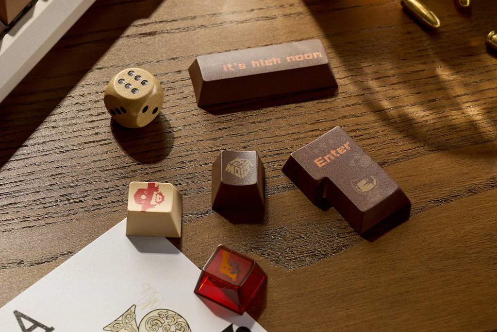 Revolver Theme PBT+PC Keycap Set - Cherry Profile for Wooting, ROG Azoth, Razer & Logitech G