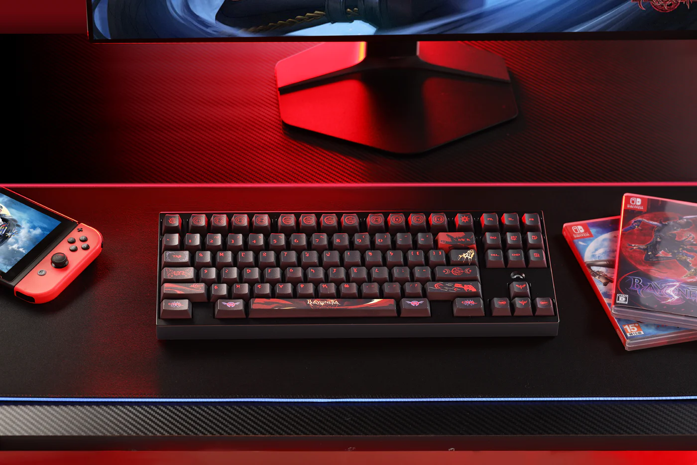 Bayonetta Theme | Cherry Profile | PBT Keycap Set