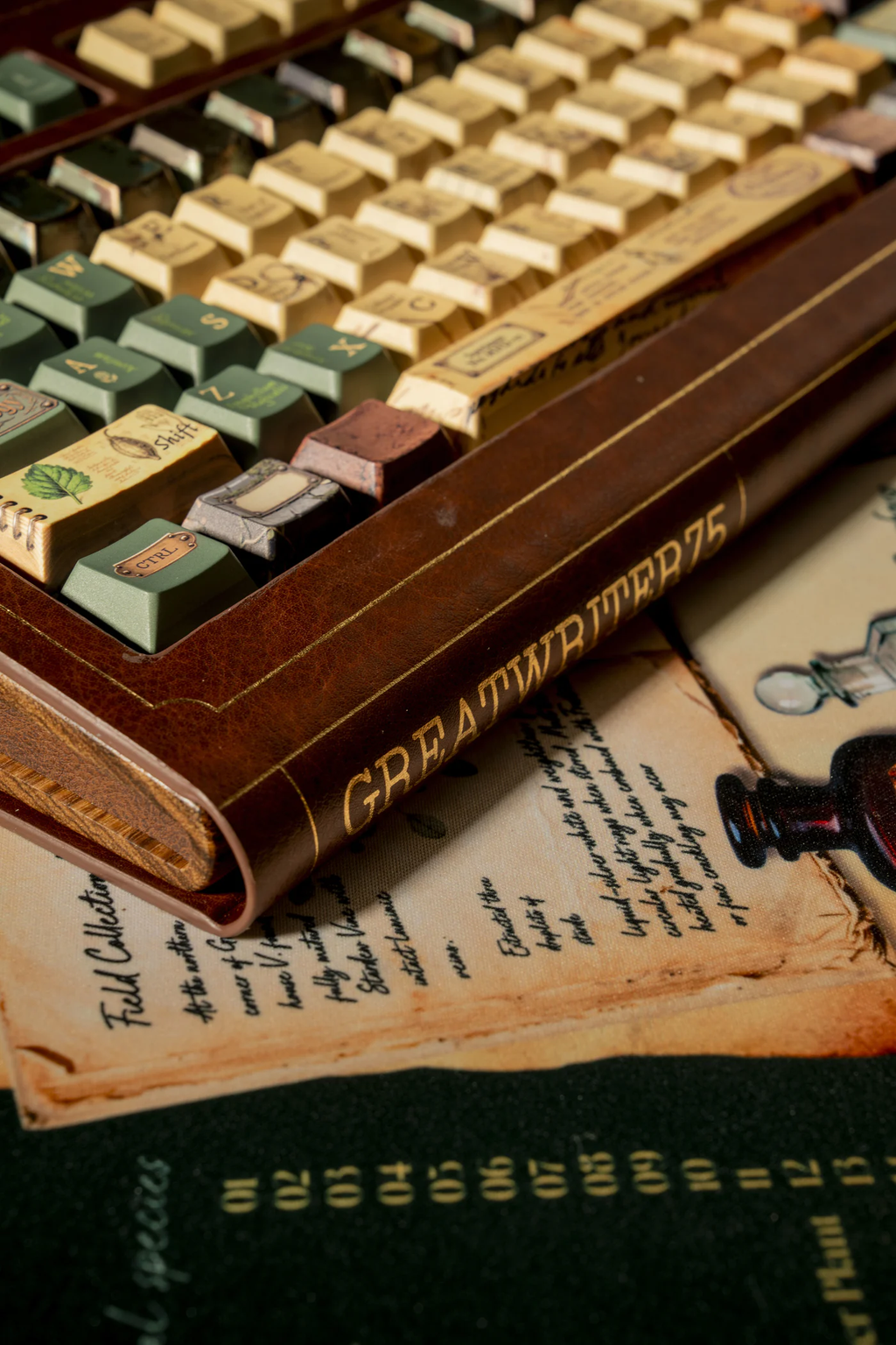 Herbology Academic Archive PBT Keycap Set - Cherry Profile for Wooting, ROG Azoth, Razer & Logitech G