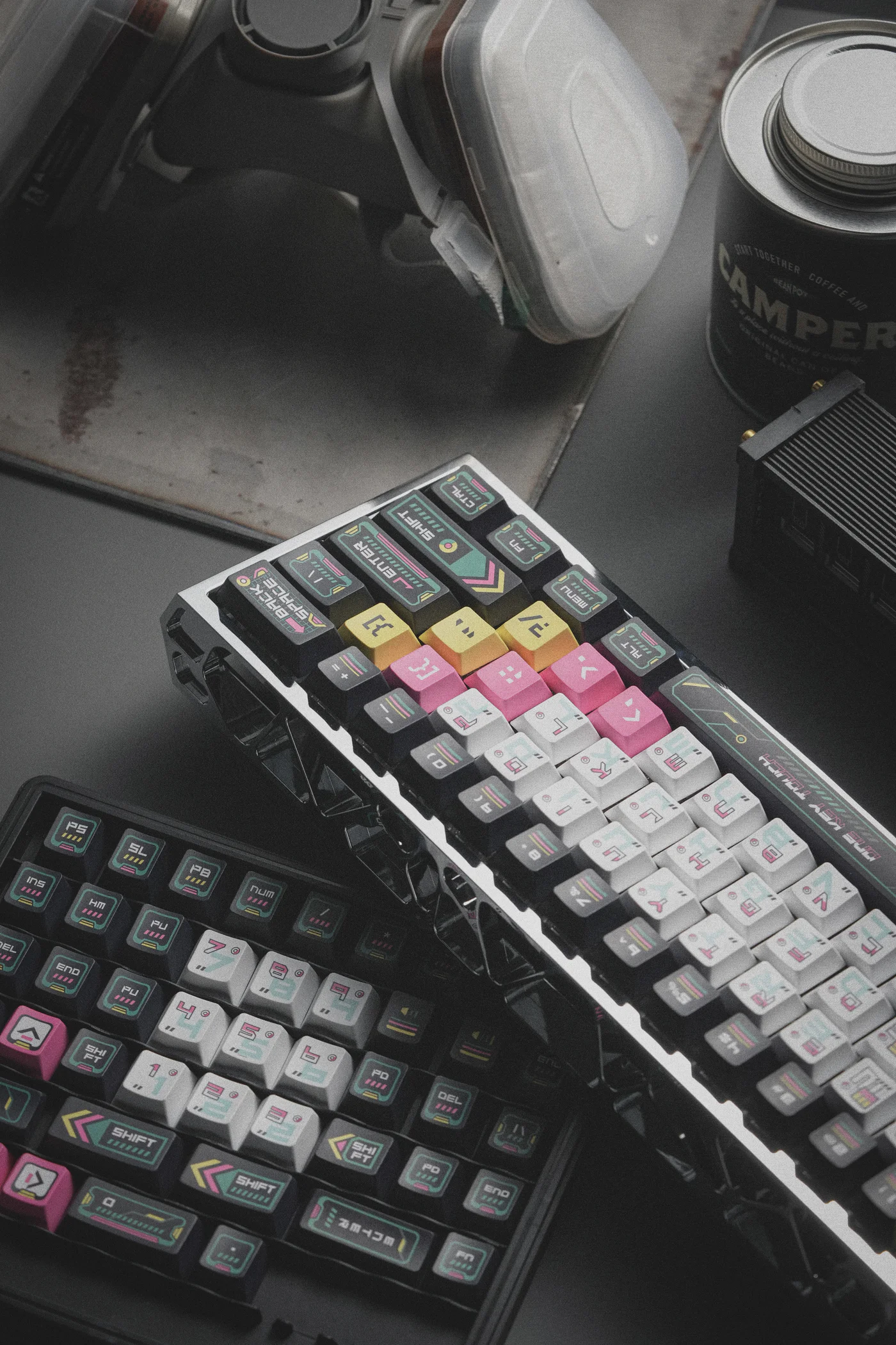 Cyber Terminal | Cherry Profile | PBT Keycap Set