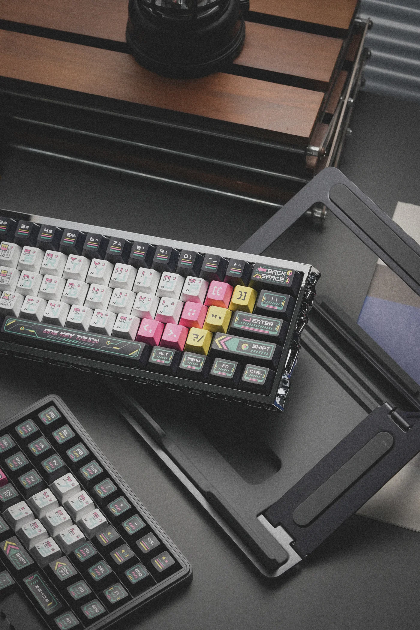 Cyber Terminal | Cherry Profile | PBT Keycap Set