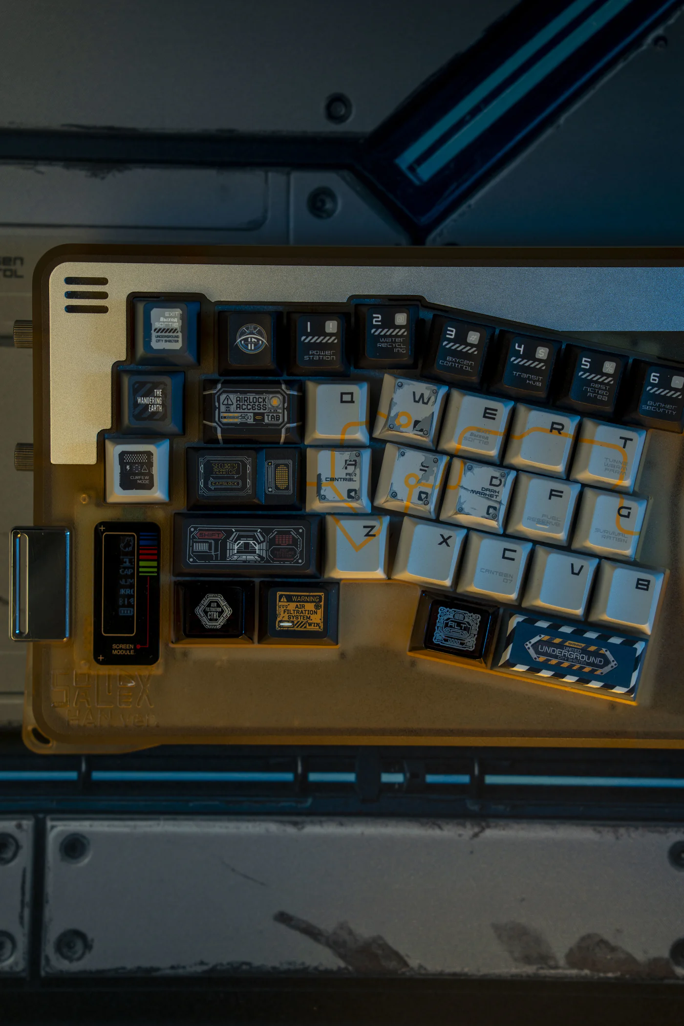 The Wandering Earth: Dungeon System | Cherry Profile | PBT+PC Keycap Set