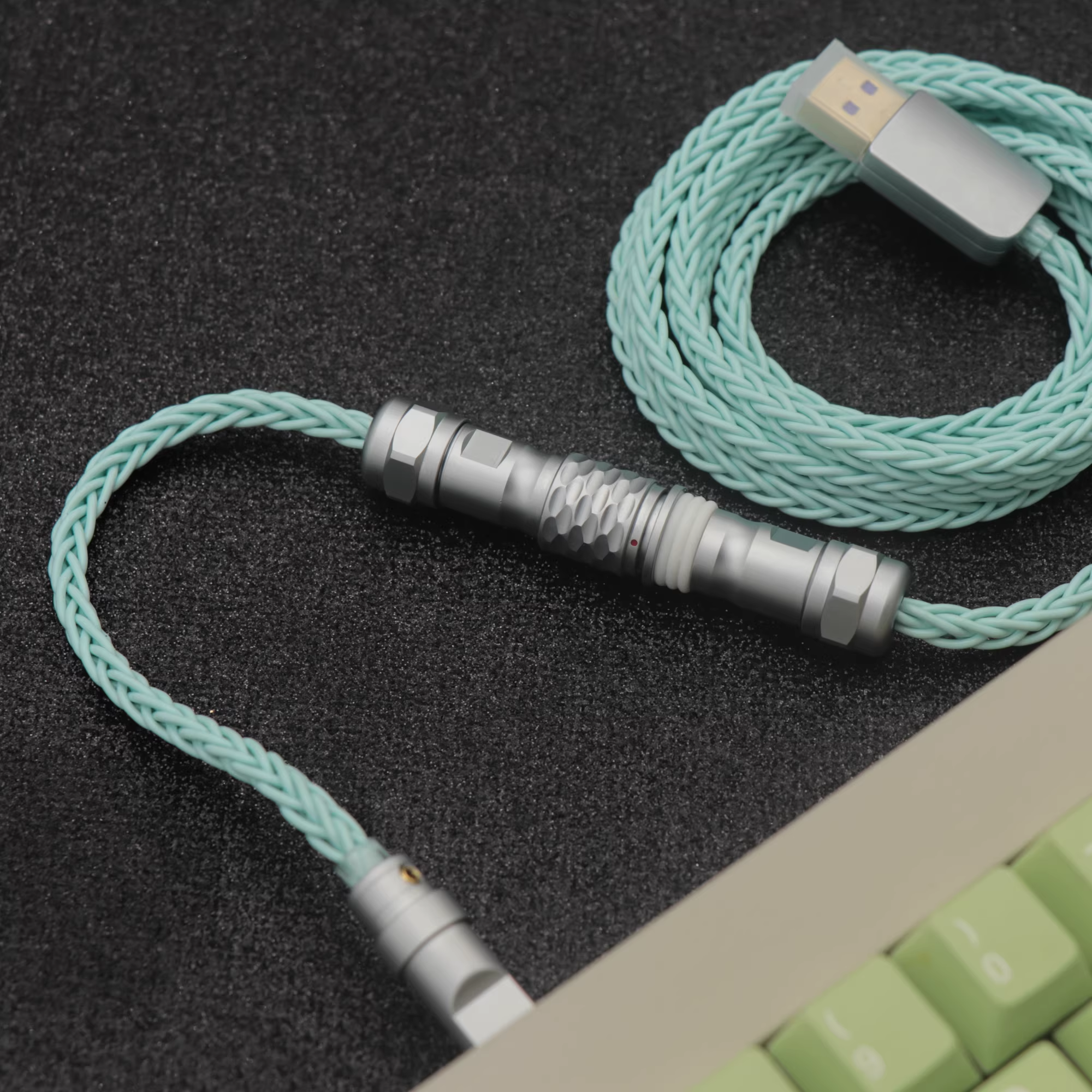 Custom Cable | 8-Core Single Crystal Copper | Type-C to USB