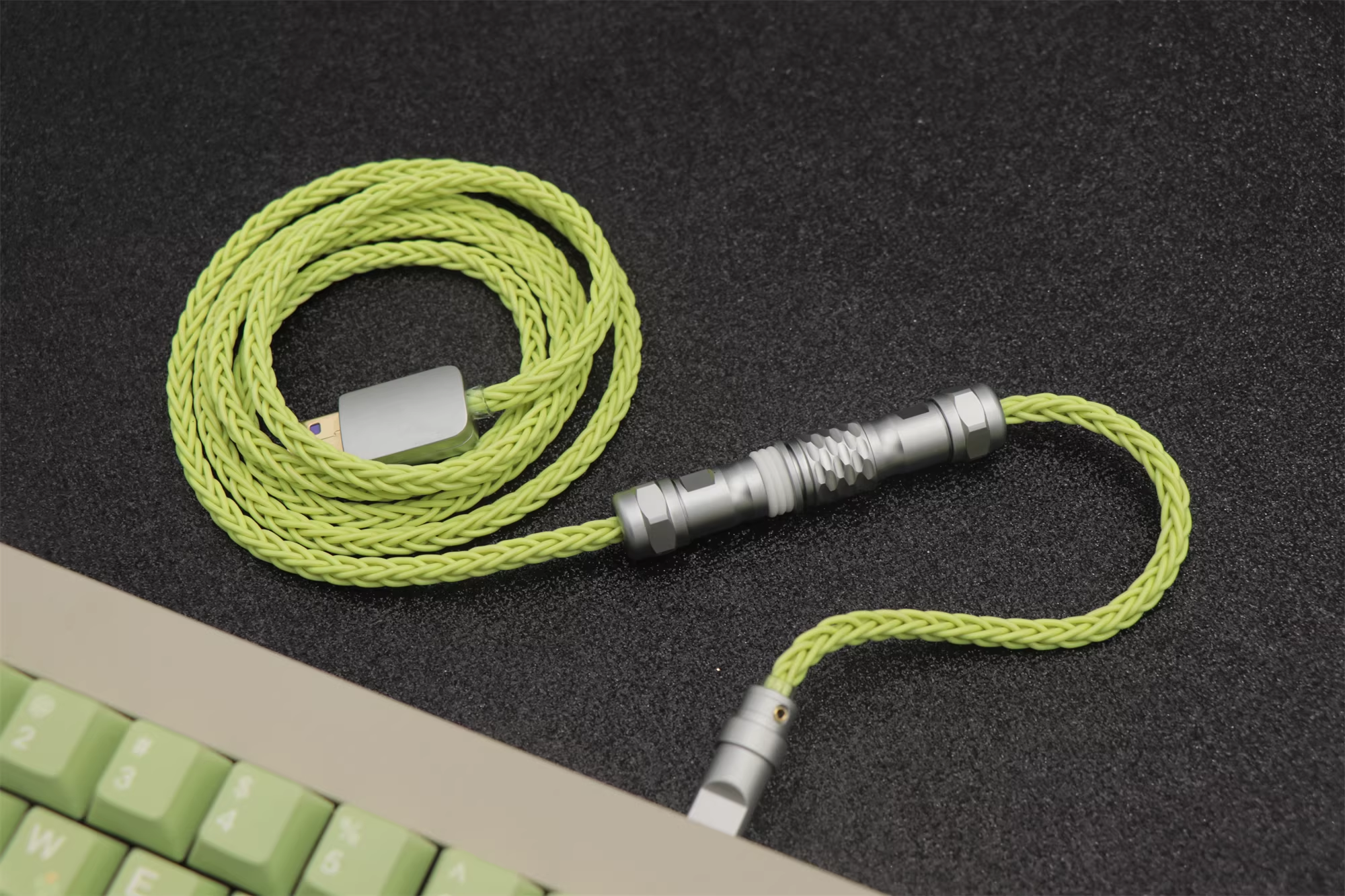 Custom Cable | 8-Core Single Crystal Copper | Type-C to USB