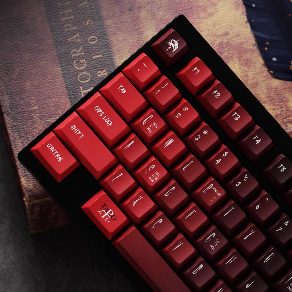 New Blood R2 PBT Keycap Set - Cherry Profile for Wooting, ROG Azoth, Razer & Logitech G