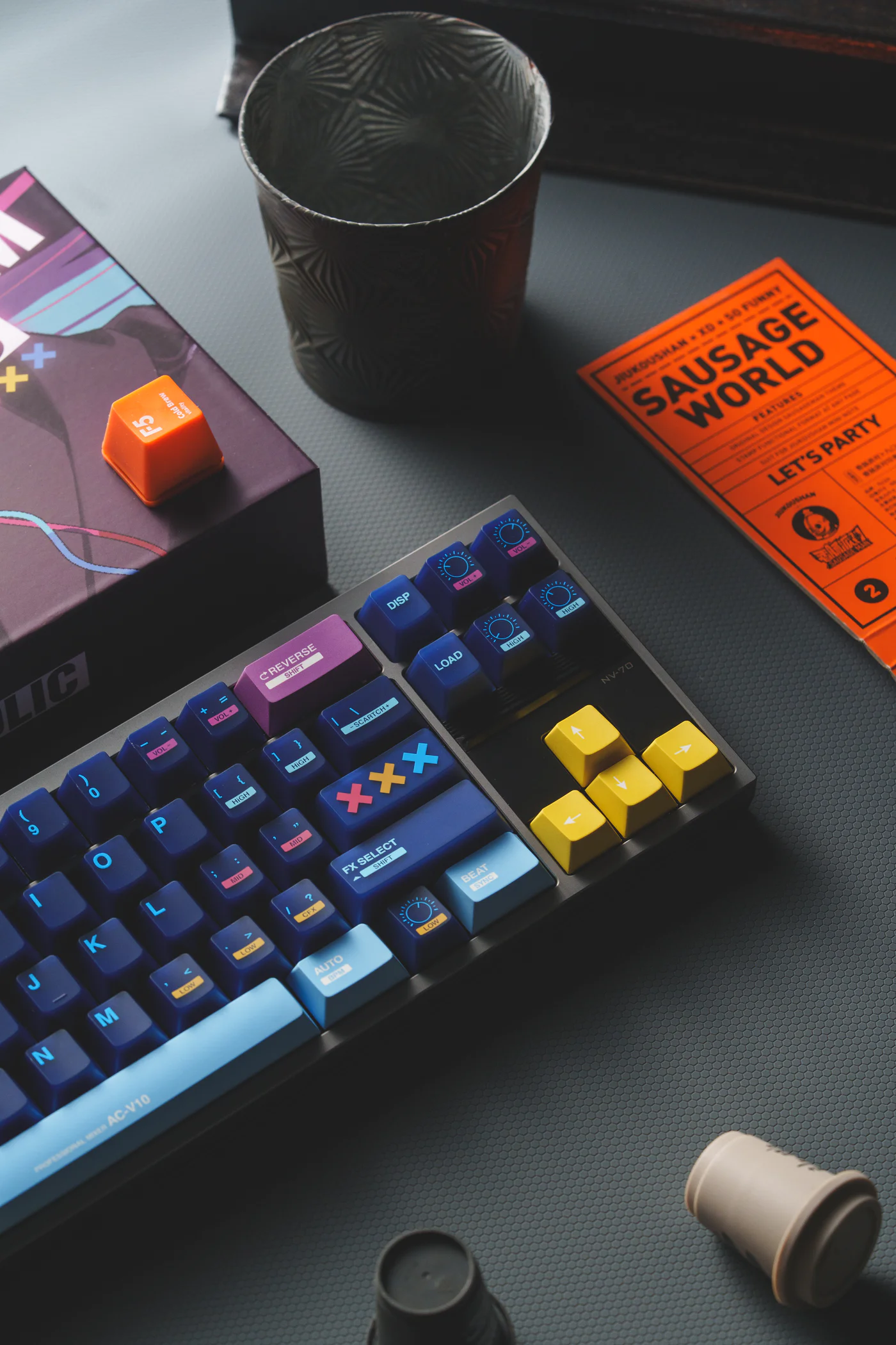 RHYTHM HOLIC | Cherry Profile | PC + ABS + PBT Keycaps Set