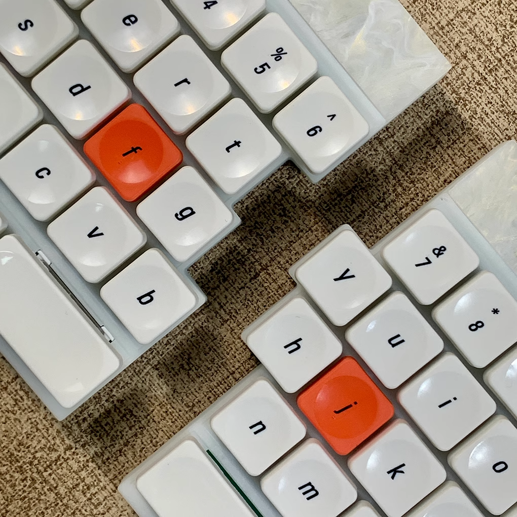 Time Low Profile PBT Keycap Set - for Low Profile Mechanical Keyboards (NuPhy, Keychron)