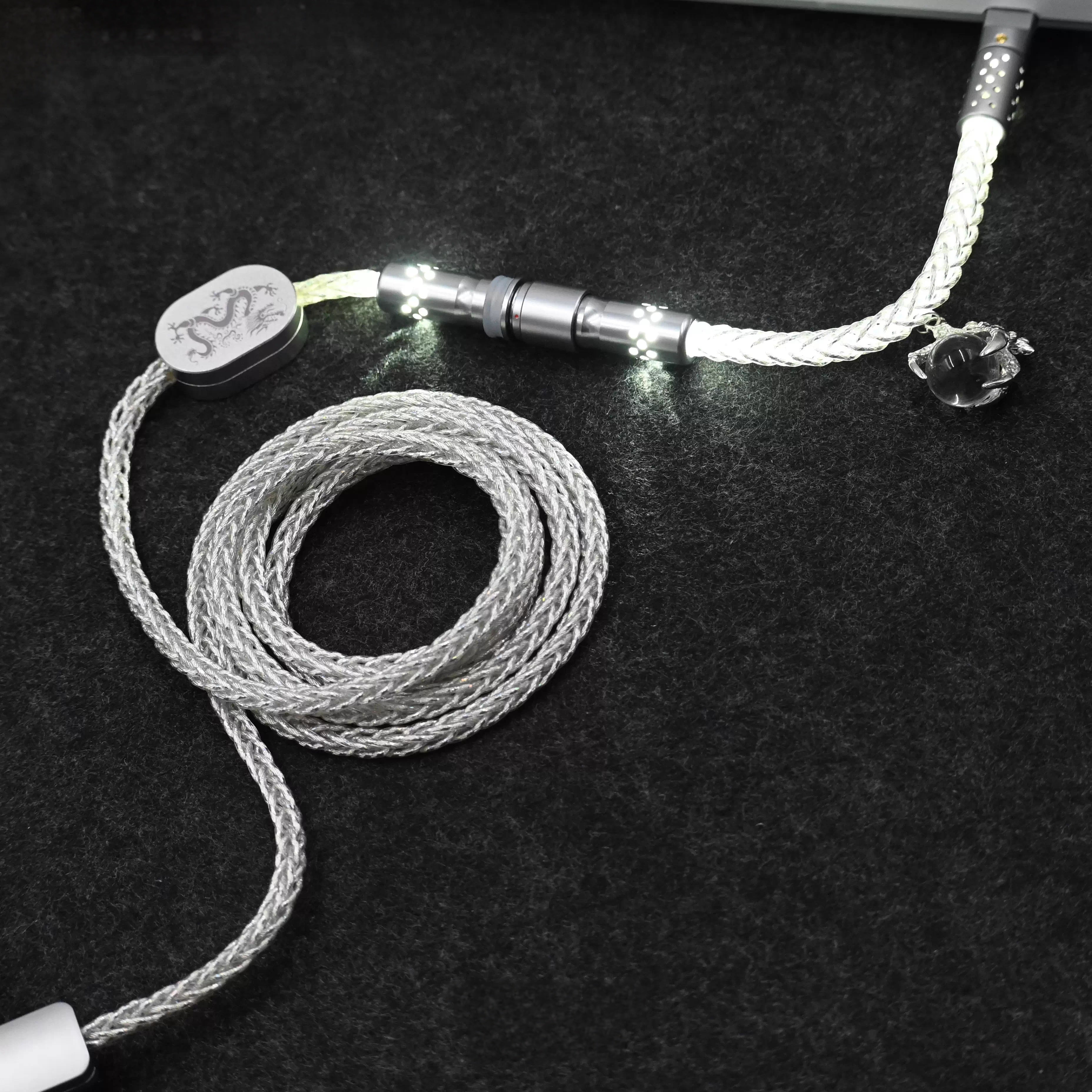 Dragon Theme Cable | Single Crystal Copper | USB - Type-C