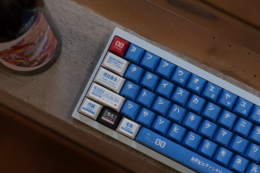 EVA Theme PBT Keycap Set - Cherry Profile for Wooting, ROG Azoth, Razer & Logitech G