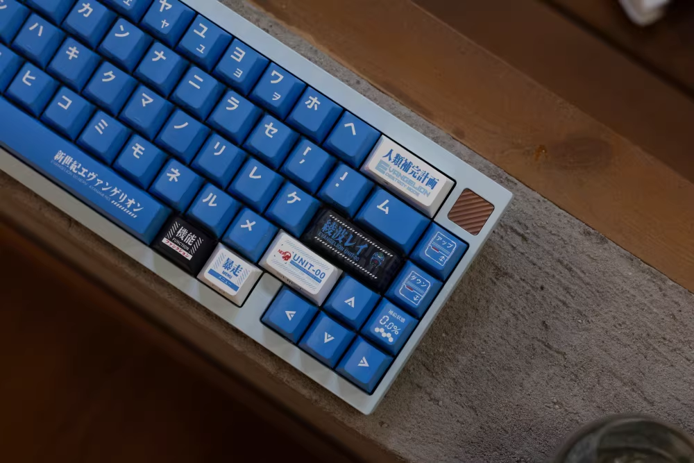 EVA Theme PBT Keycap Set - Cherry Profile for Wooting, ROG Azoth, Razer & Logitech G