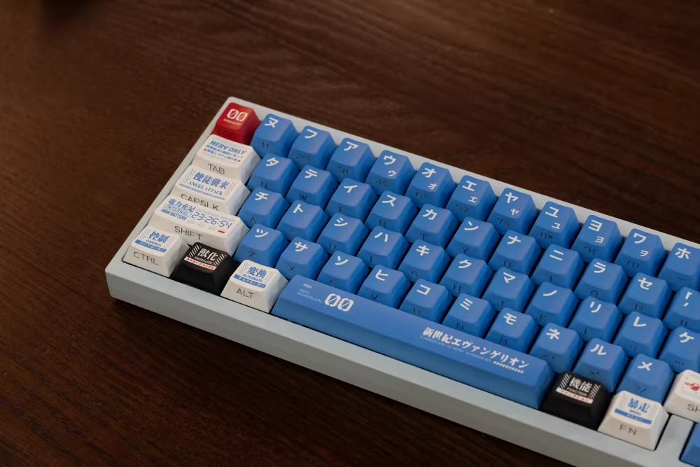 EVA Theme PBT Keycap Set - Cherry Profile for Wooting, ROG Azoth, Razer & Logitech G