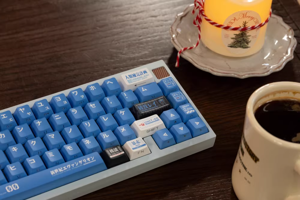 EVA Theme PBT Keycap Set - Cherry Profile for Wooting, ROG Azoth, Razer & Logitech G