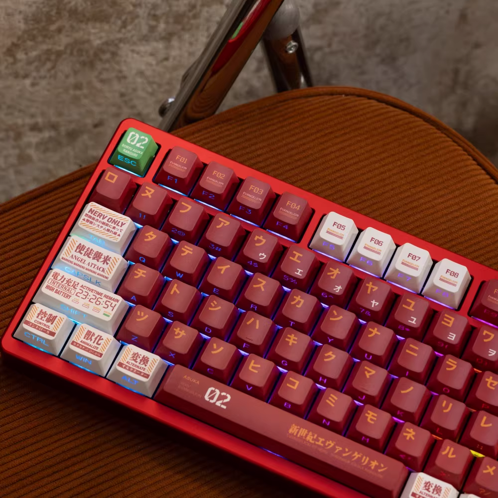 EVA Theme PBT Keycap Set - Cherry Profile for Wooting, ROG Azoth, Razer & Logitech G