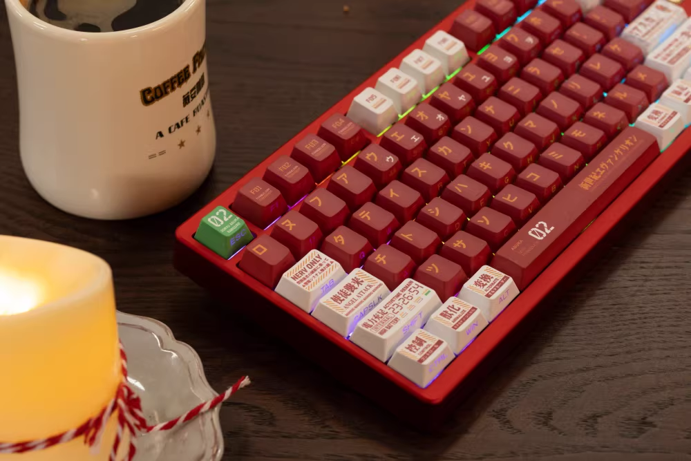 EVA Theme PBT Keycap Set - Cherry Profile for Wooting, ROG Azoth, Razer & Logitech G