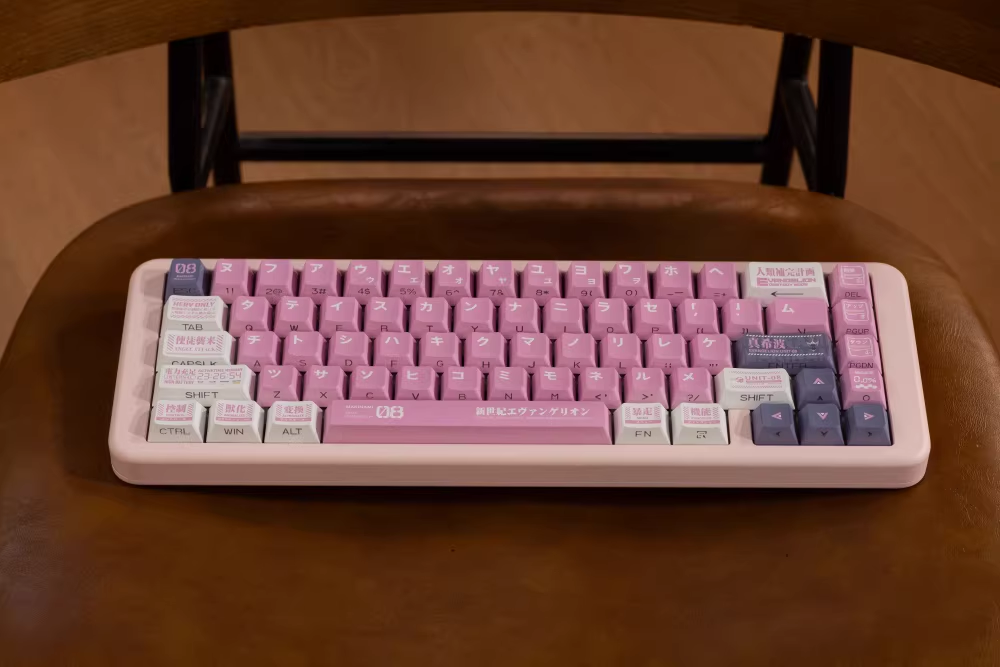 EVA Theme PBT Keycap Set - Cherry Profile for Wooting, ROG Azoth, Razer & Logitech G