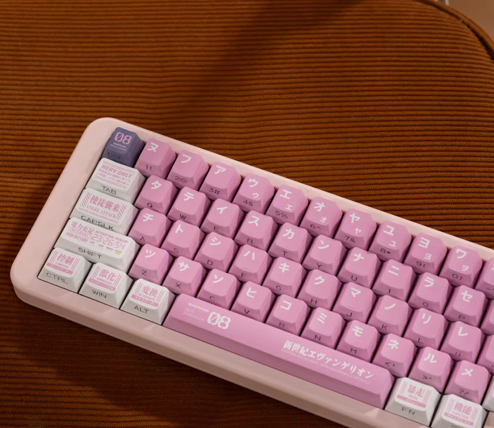 EVA Theme PBT Keycap Set - Cherry Profile for Wooting, ROG Azoth, Razer & Logitech G