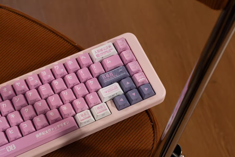 EVA Theme PBT Keycap Set - Cherry Profile for Wooting, ROG Azoth, Razer & Logitech G