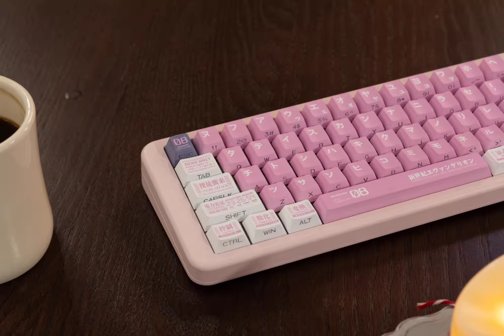 EVA Theme PBT Keycap Set - Cherry Profile for Wooting, ROG Azoth, Razer & Logitech G