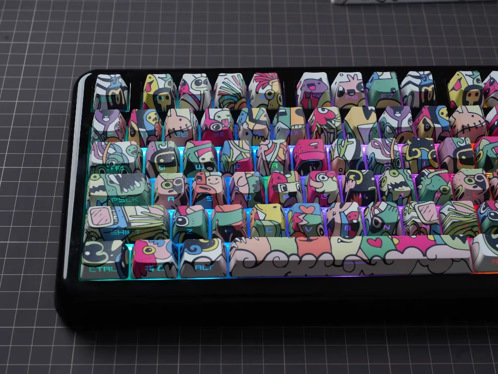 Graffiti Dopamine Style | OEM Profile | PBT Keycap Set