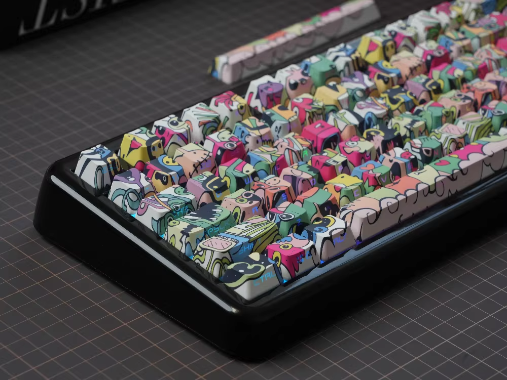 Graffiti Dopamine Style | OEM Profile | PBT Keycap Set