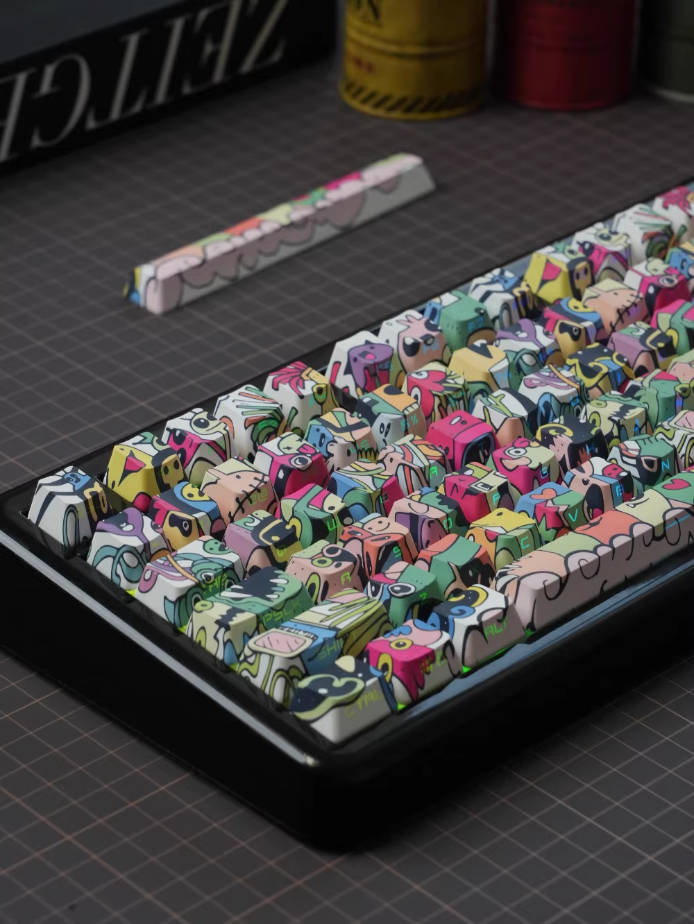 Graffiti Dopamine Style | OEM Profile | PBT Keycap Set