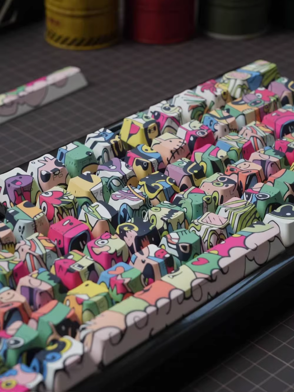 Graffiti Dopamine Style | OEM Profile | PBT Keycap Set