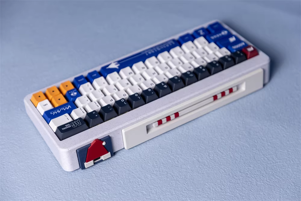 Zeta Gundam PBT Keycap Set - Cherry Profile for Wooting, ROG Azoth, Razer & Logitech G