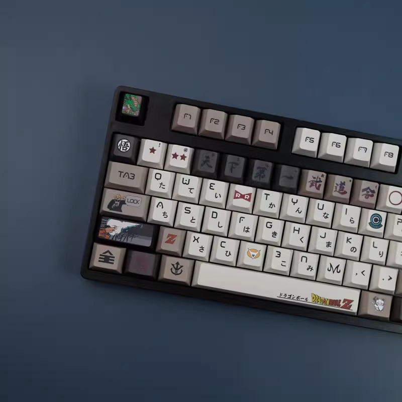 Dragon Ball PBT Keycap Set - Cherry Profile for Wooting, ROG Azoth, Razer & Logitech G