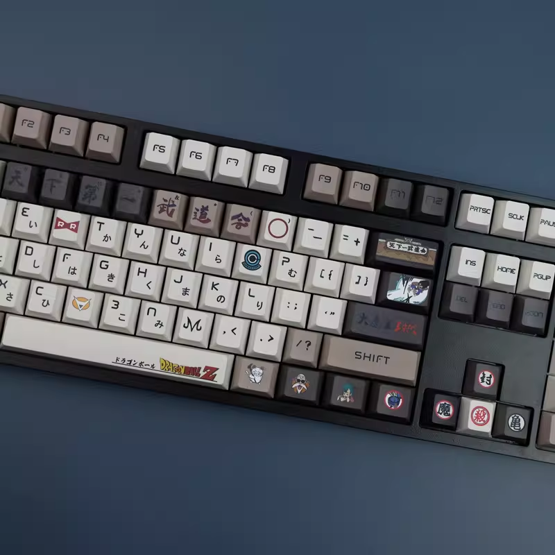 Dragon Ball PBT Keycap Set - Cherry Profile for Wooting, ROG Azoth, Razer & Logitech G