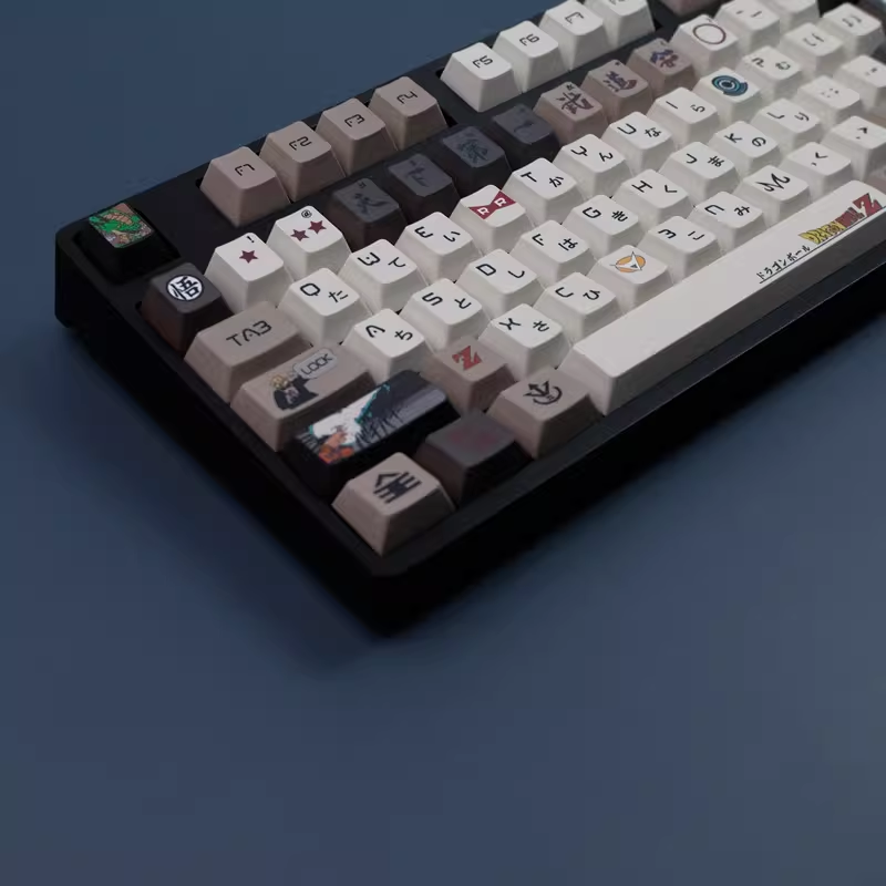 Dragon Ball PBT Keycap Set - Cherry Profile for Wooting, ROG Azoth, Razer & Logitech G