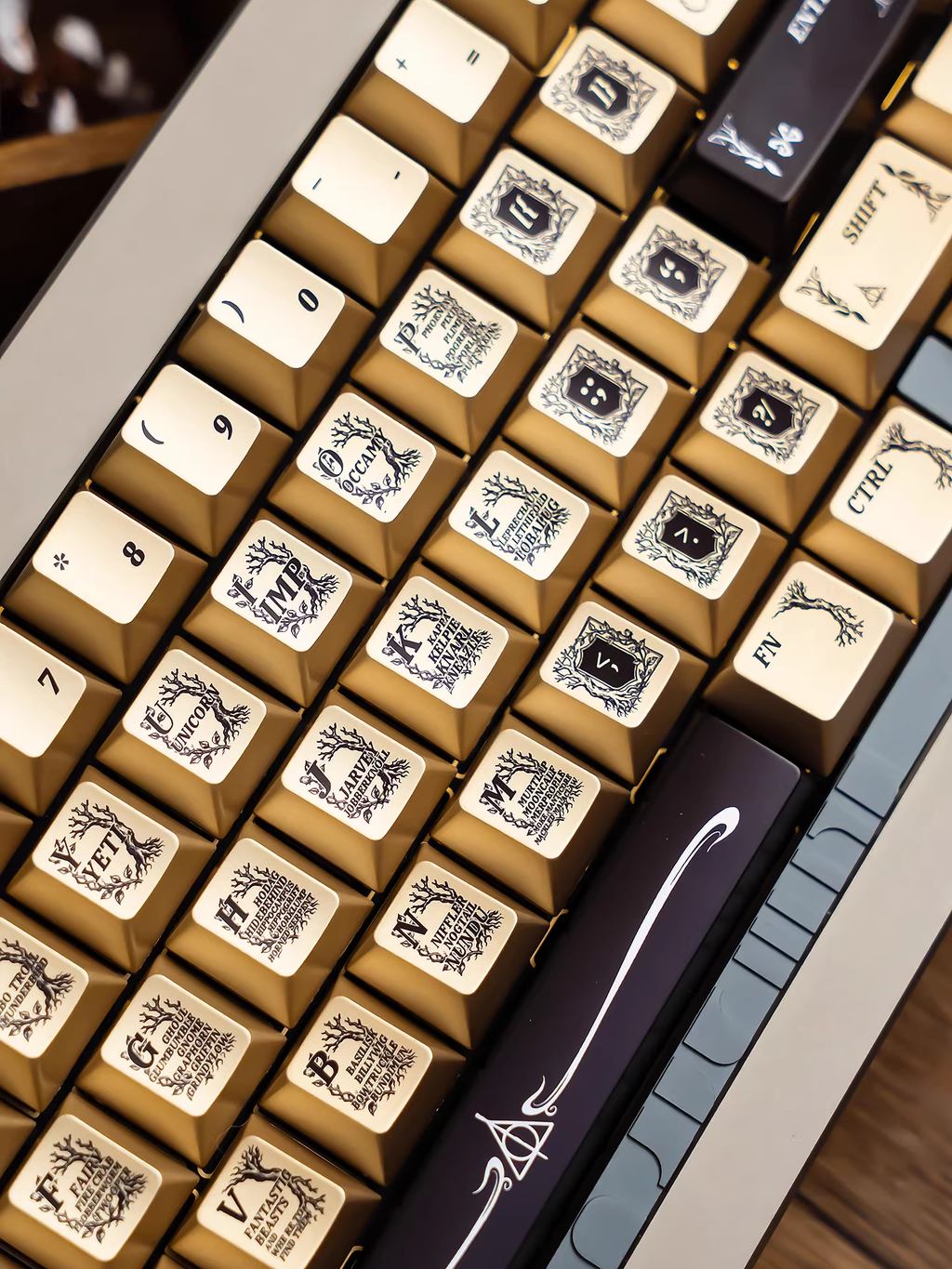Fantastic Beasts PBT Keycap Set - Cherry Profile for Wooting, ROG Azoth, Razer & Logitech G