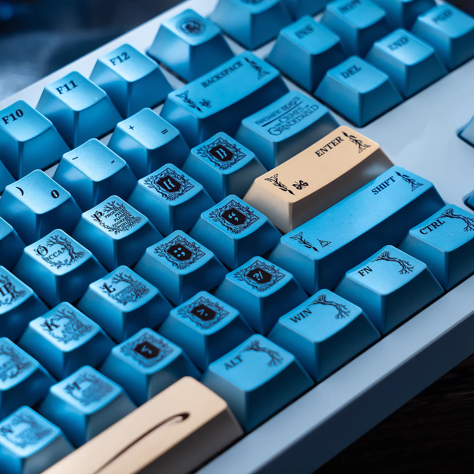 Fantastic Beasts PBT Keycap Set - Cherry Profile for Wooting, ROG Azoth, Razer & Logitech G