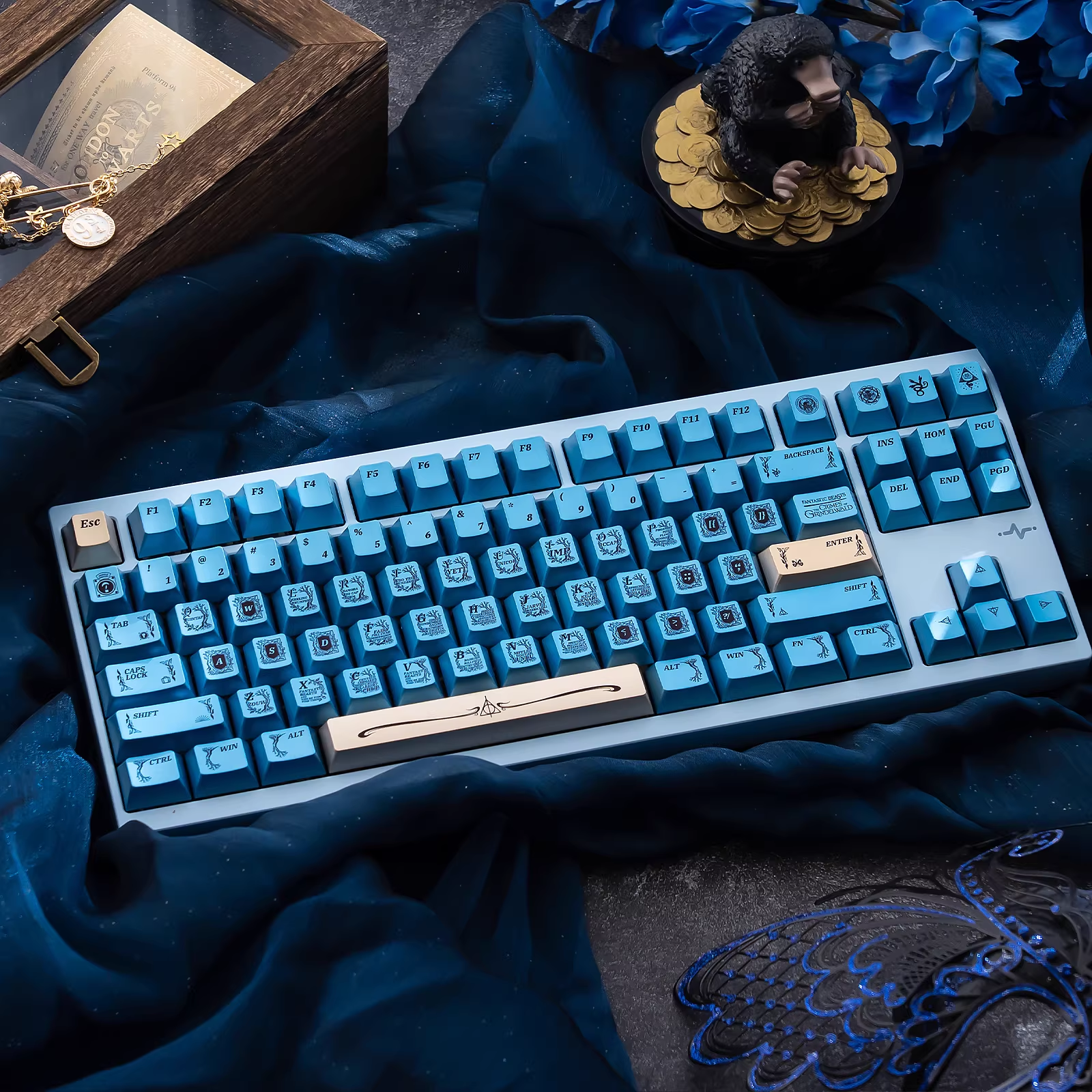 Fantastic Beasts PBT Keycap Set - Cherry Profile for Wooting, ROG Azoth, Razer & Logitech G