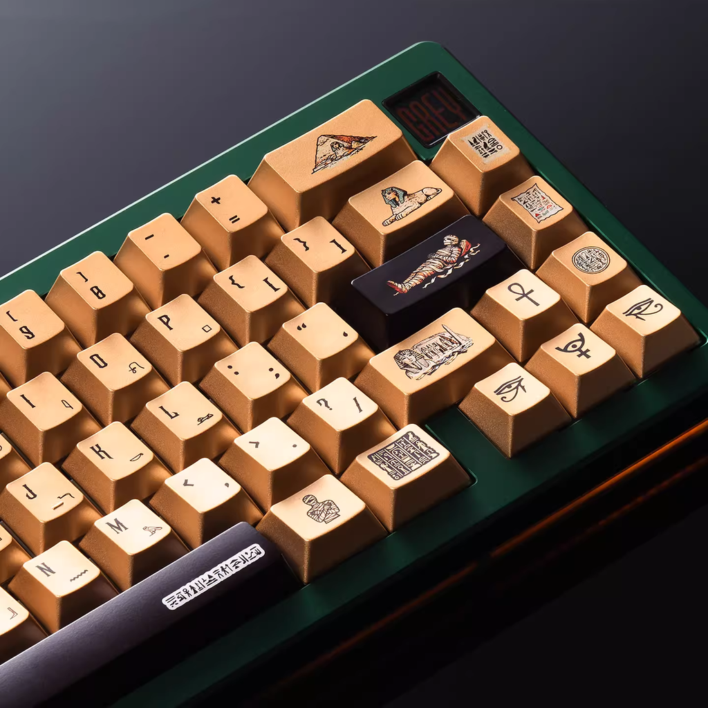 Egypt PBT Keycap Set - Cherry Profile for Wooting, ROG Azoth, Razer & Logitech G