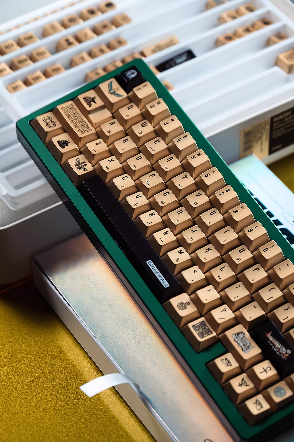 Egypt PBT Keycap Set - Cherry Profile for Wooting, ROG Azoth, Razer & Logitech G