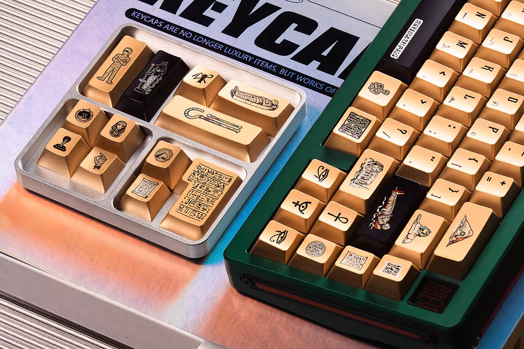 Egypt PBT Keycap Set - Cherry Profile for Wooting, ROG Azoth, Razer & Logitech G