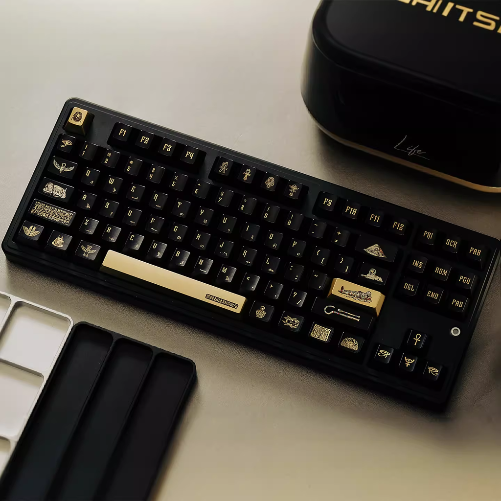 Egypt PBT Keycap Set - Cherry Profile for Wooting, ROG Azoth, Razer & Logitech G