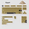 Egypt PBT Keycap Set - Cherry Profile for Wooting, ROG Azoth, Razer & Logitech G
