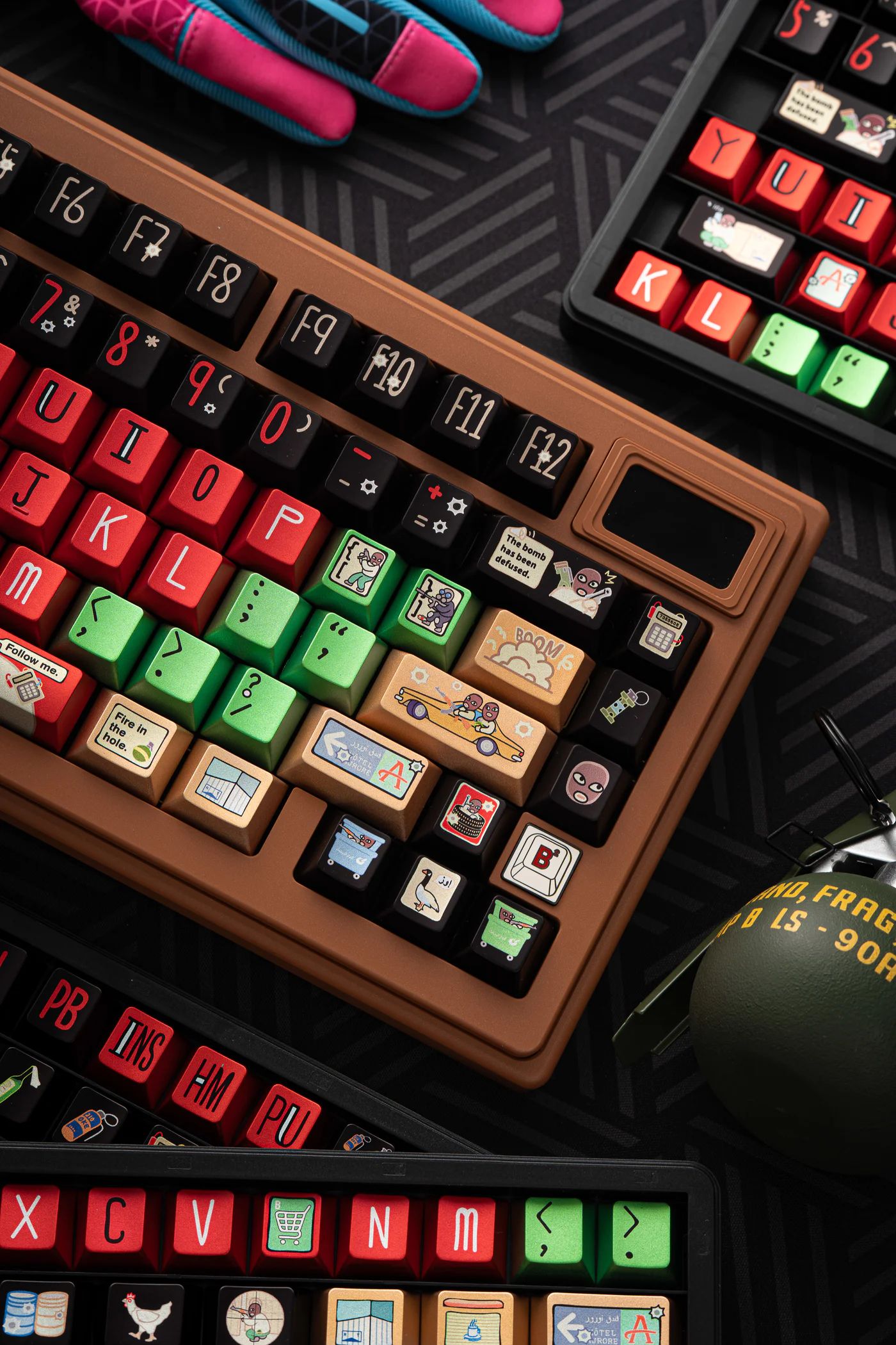 CS:GO Global Offensive Theme | Cherry Profile | PBT Keycaps Set