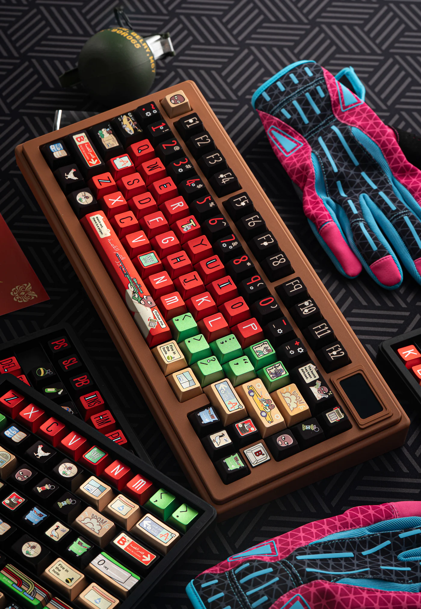 CS:GO Global Offensive Theme | Cherry Profile | PBT Keycaps Set