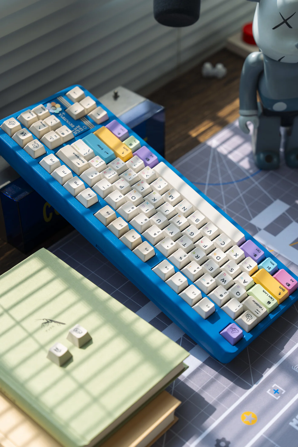 Rainbow Nation PBT Keycap Set - Cherry Profile for Wooting, ROG Azoth, Razer & Logitech G