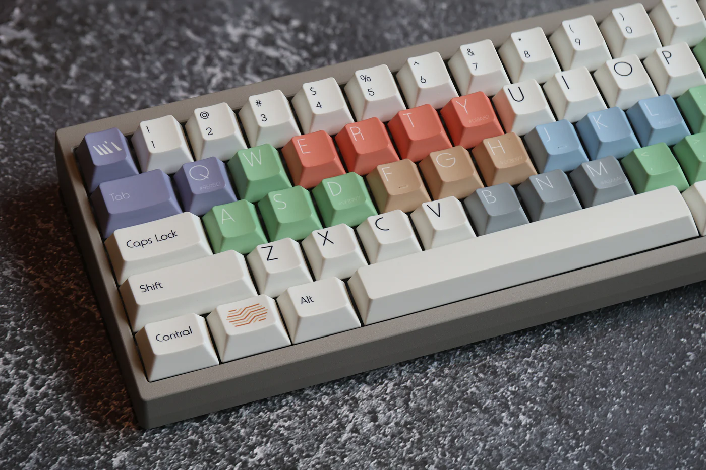 Morandi Theme Minimalist PBT Keycap Set - Cherry Profile for Wooting, ROG Azoth, Razer & Logitech G