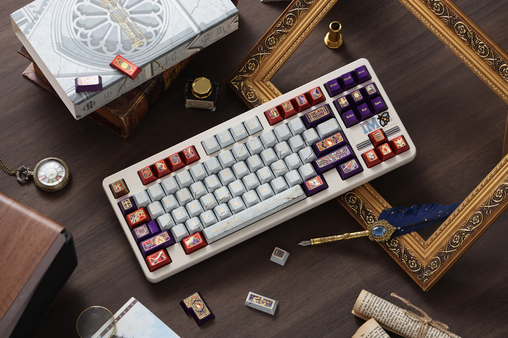 Notre Dame Paris Theme PBT Keycap Set - Cherry Profile for Wooting, ROG Azoth, Razer & Logitech G