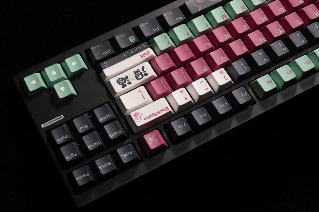 Bocchi the Rock Kikuri Hiroi PBT Keycap Set - Cherry Profile for Wooting, ROG Azoth, Razer & Logitech G