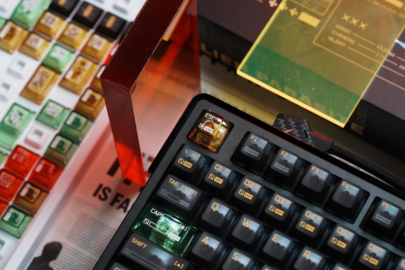 Alien Parasite PC Keycap Set - Cherry Profile for Wooting, ROG Azoth, Razer & Logitech G